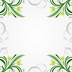 Illustration floral background