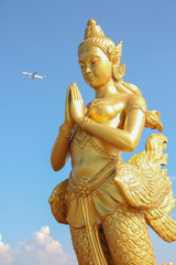 Thai Female Angel Statue