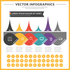 Vector abstract infographic design