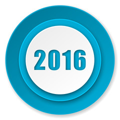 new year 2016 icon, new years symbol
