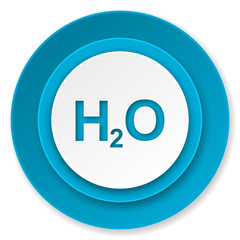 water icon, h2o sign
