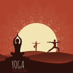 Yoga background.