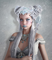 Fantasy ice queen