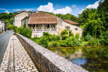 Fototapeta na wymiar Brantôme, Perigord. Dordogne, Aquitaine, France