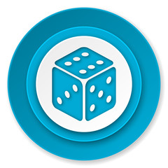 casino icon, hazard sign