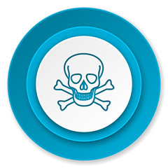 skull icon, death sign