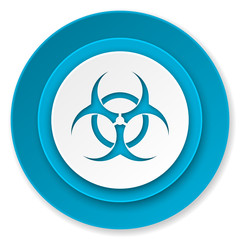 biohazard icon, virus sign