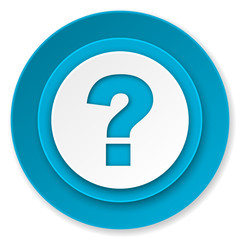 question mark icon, ask sign
