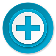 Obraz premium plus icon, cross sign