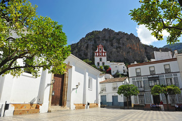 Plaza del ayuntamiento, Ubrique, Andalucía, España