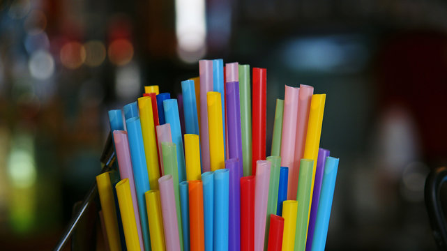 Pajas de colores para fondos y texturas