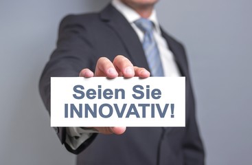 Seien Sie INNOVATIV!