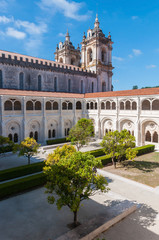 Courtyard of Alcobaca Monastery