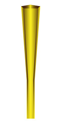 Torch isolated. Vector