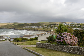 Polzeath and its bay, Cornwall