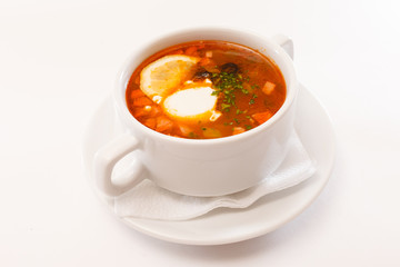 Soup solyanka