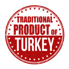 Traditional product of Turkey stamp