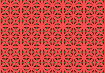 Ethnic pattern. Abstract kaleidoscope  fabric design.