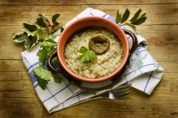 Risotto med kronärtskockor und carciofi Expo Milano 2015 Food