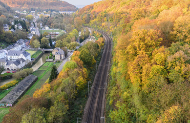 Fototapeta na wymiar Autumn in Luxembourg