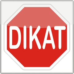 Achtungschild, türkisch