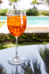 Glass of Aperol Spritz