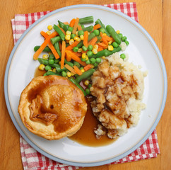 Steak Pie Dinner