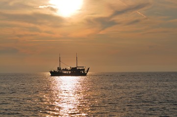 Bootsfahrt an der Adria