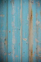 Grungy rustic blue wooden background
