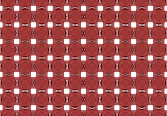 Fototapeta premium Ethnic pattern. Abstract kaleidoscope fabric design.