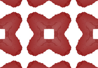 Ethnic pattern. Abstract kaleidoscope  fabric design.