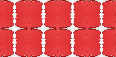 Naklejka premium Ethnic pattern. Abstract kaleidoscope fabric design.