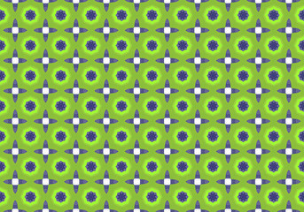 Ethnic pattern. Abstract kaleidoscope  fabric design.