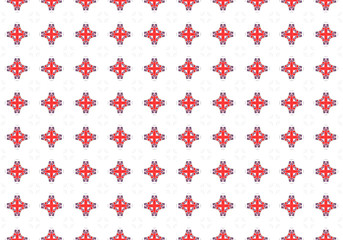 Ethnic pattern. Abstract kaleidoscope  fabric design.