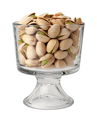 Pistachio Nuts in a Dessert Glass