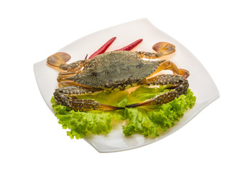 Raw crab