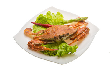 Boiled crab