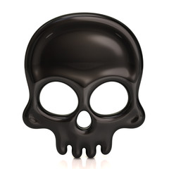 Black skull icon
