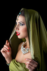 Young traditional Asian Indian woman