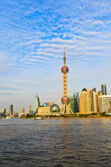 Naklejka premium beautiful city of Shanghai,in China.