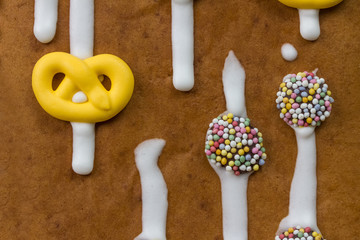 gingerbread house background