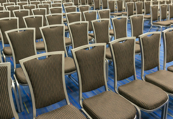Fototapeta premium Row of the chairs