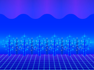 イルミネーション並木