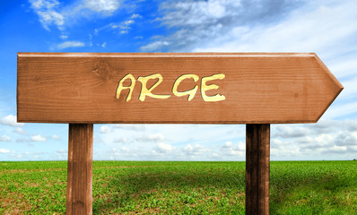 Strassenschild 30 - Arge