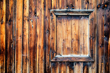 old wooden picture frame