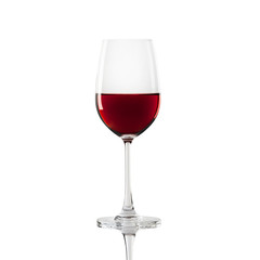 red wine in a glass