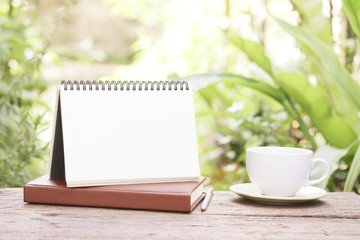 Coffee and Empty calendar