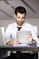 Modern businessman portrait