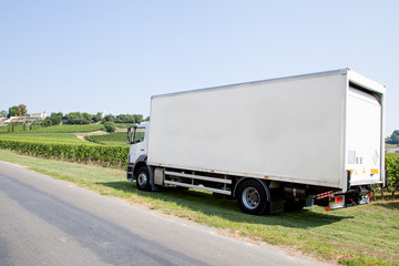 camion en livraison