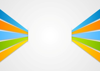Vector colorful stripes